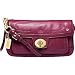 Coach Hamptons Leather Vintage Leather Clutch Bag 12450 Magenta