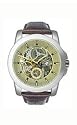 Skeleton Champagne Dial Watch