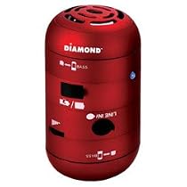 Diamond MSP100R Mini Rockers Mobile Speakers (Red)