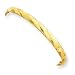 14k 4mm Diamond Cut Flexible Baby Bangle