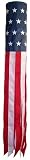 60 in U.S. Embroidery Flagsock Windsock