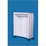IMAGE OF Garment Rack Mesh Cover Color: Silverado