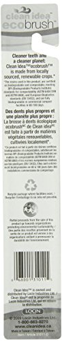 Clean Idea Ecobrush, Adult Medium Bristle Toothbrush, 30 Count