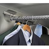 Auto Clothes Bar - Expandable Garment Rack That Hangs In Your Car (Grey) (Extends 35 - 59 Long)
