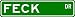 FECK Street Sign ~ Personalized Family Lastname Sign ~ Gameroom, Basement, Garage Sign Novelty** METAL ALUMINUM