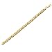 My Daily Styles Stainless Steel Yellow Gold-Tone Mens Link Chain Necklace and Bracelet Set