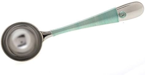 Coffee Scoop with Baby Blue Wire - Hostess Gift - Gifts for Her - Coffee Pour Over - Gourmet Food Gifts - Measuring Scoop - Tea Scoop - Valentines Day - Handmade Gift - Gifts Under $25 - Baby Shower
