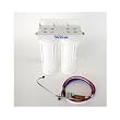 Bestfilters Double Undercounter Water Filter Purifier with KDF and Doulton Ceramic cartridge