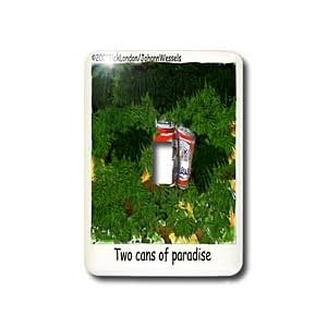 Londons Times Funny Society Cartoons - Two Cans Of Paradise - Light Switch Covers - single... by