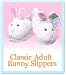 Classic Adult Bunny Slippers