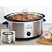 Kitchen & Housewares : Rival 64451LD-C 6.5qt Round Slow Cooker with Bonus Little Dipper Slow Cooker
