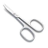 MEHAZ Nail Scissors - Nickel-MC0026