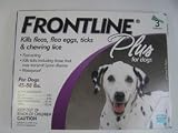 Frontline Plus for Dogs 45-88 lbs - 3 Applicators