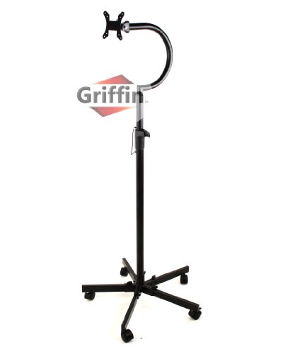 Best Price LCD Plasma TV Nesting Cart Rolling AV Stand on Casters Flat Panel 37