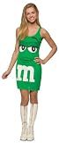 Teen and Tween Tank Dress Green M & M's Costume - Teen Size 13-16