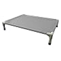 Coolaroo Aluminum Pet Bed, Extra Large, Gray