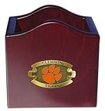NCAA Clemson Tigers Wooden Pencil Holder