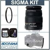 Sigma 50-200mm f/4-5.6 DC OS HSM Lens Kit, for Maxxum & Sony Alpha Mount wi ....