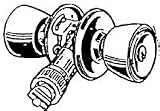 United States Hdw #D090B Chrome Keyed Entrance Lock