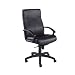 National Office Furniture Result High Back Executive Office Chair, Black Leather