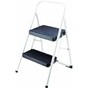 Cosco 11-135CLGG4 Folding Step Stool, 2-Step, Cool Gray