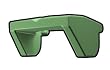 Buy Sand Green Phase I Sun Visor - LEGO Compatible Minifigure Piece Best Price.