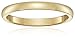 Amazon Collection Classic Fit 18K Plain Wedding Band, 2mm