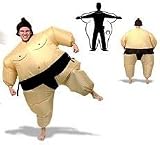Sumo Wrestler Inflatable Fancy Dress Costume Suit