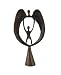 Guardian Angel Figurine - Bronze