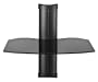 OmniMount Tria 1 B - 1 Shelf Wall Furniture (Black/Dark Glass)