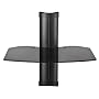 OmniMount Tria 1 B - 1 Shelf Wall Furniture (Black/Dark Glass)