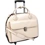 McKleinUSA Glen Ellyn 94367 W Series Italian Leather Detachable-Wheeled Ladies Briefcase (Sand)