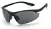 Crossfire 12120 Talon Bi-Focal Reader Safety Glasses 2.0 Diopter Smoke Lens - Matte Black Frame