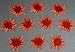 Blast Area Effect Tokens (Set of 10, Fluor. Amber)