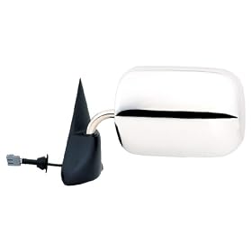 K Source 60028C Dodge Ram Chrome Power Folding Replacement Driver Side Mirror