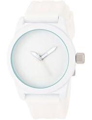 Kenneth Cole REACTION Womens RK2224 Round Analog White Dial Watch