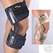 FLA 37-108 FLEX-LITE HINGED KNEE SUPPORT BLACK MEDIUM