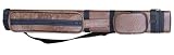 Sterling Brown Hard Pool Cue Case for 2 Cues