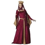 Deluxe In Character Maid Marian Renaissance Royalty Supreme Costume