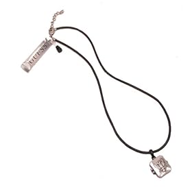 Silver Prayer Box - Mens Necklace By Guess