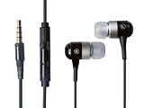 DBSound Black High Fidelity Noise Cancelling Stereo Handsfree Earphones with Microphone and On/off button for LG Chocolate Touch VX8575, Dare VX9700, Rhythm AX585, UX585