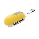PLANEX USB2.0/1.1 4ポートたまご型USBハブ(バスパワー・サンフラワー) PL-USHE400SSF サンフラワー