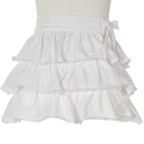 SHEEN KIDZ Boutique Baby Kids Clothes WHITE RUFFLE SKIRT Girls 12M-6X