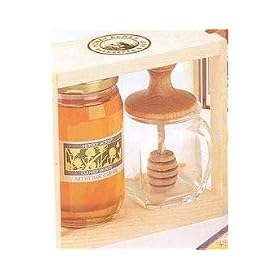 Honey Acres Honey with Dipper Jar Crate