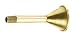 Traditions Flask Funnel Safe No-Spill Way Refill Powder Flask Solid Brass Tubular Zouave Style