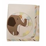 Lambs and Ivy Habitat Organic Blanket with Applique