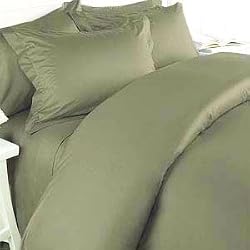 MARRIKAS 1000TC Egyptian Cotton CAL KING SAGE SOLID Duvet Cover Set