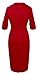Homeyee® Women's Elegant Lapel Tunic Party Dress U753