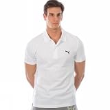 PUMA Herren Polo Shirt ESS, white, M, 816545 03
