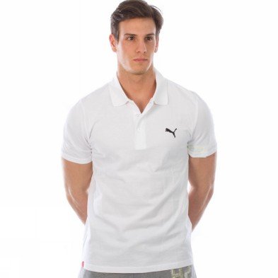PUMA Herren Polo Shirt Ess, white, M, 816545 03